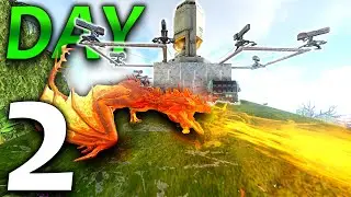 INSANE Base Progress On Day 2 Bams Ark Pvp
