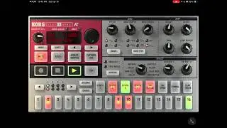 Korg iElectribe for iPhone ($15 ER-1 Electribe) - w iOS AUv3 polish (verb & comps, saturation)
