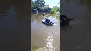 testando o caiaque