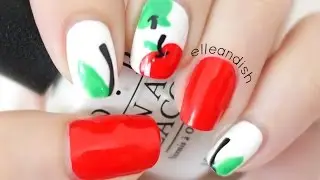 Back to School Apple Nails...and Apple Ipad APP?!