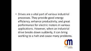 Industrial Motor Drives breakdown &ndash; Should we Repair or Replace - Call CM Industry Supply Automation