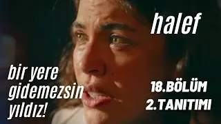 HALEF 17. BÖLÜM 2. TANITIMI / BİR YERE GİDEMEZSİN YILDIZ! #sermel #yılser 