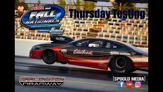 PDRA Fall Nationals 2019 Thursday Testing Coverage at Darlington