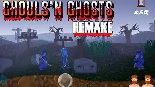 Ghouls 'n Ghosts  Remake - Fan Game Gameplay
