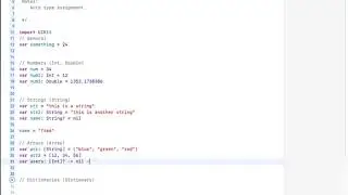 Variable Types | Swift 4