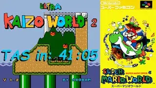 [TAS] Ultra Kaizo World 2 (SMW Hack) Throne% in 41:05