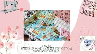 vlog 21: Sewing Up Some Amazing Fabric From Aussie Small Business