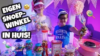 EIGEN SNOEPWINKEL MAKEN IN ONS HUIS !! - Broer en Zus TV #539