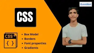 CSS tutorial for beginners | Box Model | Borders | EventNet