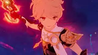 Cutscene:(Traveller Vs Dottore) Song of the Welkin Moon VII
