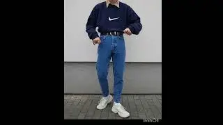 Nike 90's jacket aesthetic outfit.#aestheticmenswear