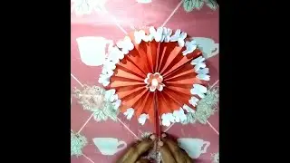 How to make easy paper fan | DIY paper pocket fan crafts | Summer special hand paper fan