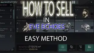EVE ECHOES: HOW TO SELL ORES AND STUFF EASY QUICK GUIDE