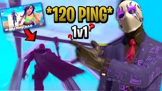 Fastest Editor🗺️✍ 1v1 0 Ping Players on 120 Ping in Fortnite!