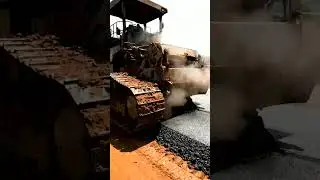 Paving the Future: Road Construction Next to Ancient Wonders! 🚧