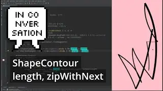 OPENRNDR curves #4: ShapeContour, length, zipWithNext