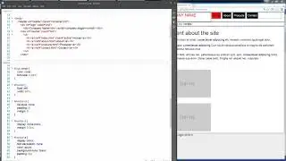 How to create a two column content area to website
