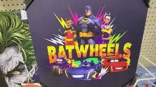 BATWHEELS BATMAN ROBIN BATGIRL ART ON CANVAS ROOM DECOR - DC GREAT THEME ROOM GIFTS WALL ART