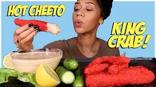 Hot Cheeto King Crab and Alfredo