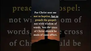 Water Baptism is NOT a Part of the Gospel! 💦 #bible