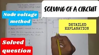 Solving circuit using node voltage method | Malayalam | Basic Electrical Engineering |1st year|Cusat