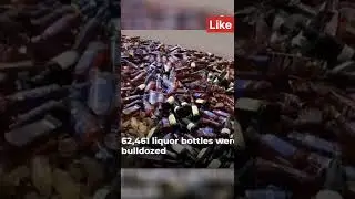 Alcohol | Worth up to 2 crore | Destroyed | Police | Liquor | Injurious | Health cause | #shorts