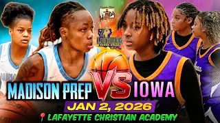 ⛹🏽&zwj;♀️ Madison Prep vs Iowa | Louisiana Girls Basketball Showdown | Full Game | 1/2/2026 |