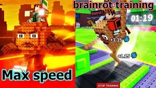I got the fastest brainrot! Roblox Brainrot Training