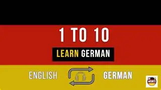 Learn German Numbers 1&ndash;10 🇩🇪 | A1 German for Beginners