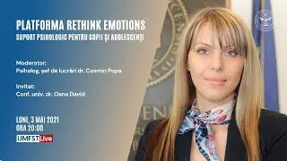 Platforma ReThink Emotions, suport psihologic pentru copii și adolescenți