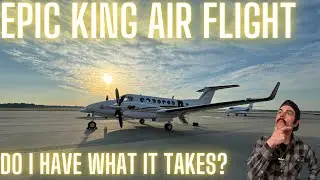 Beechcraft King Air First Officer? | Flying the BE-300 For the First Time!