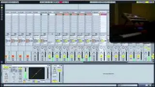 Access Virus TI2 Yamaha XS8 iPad Ableton Live - No Mau5 - Progressive (Live soundcheck)