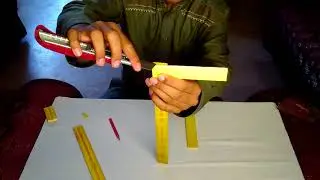 how to make a try square using only 3 wooden scales