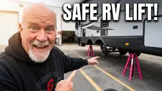 BEST Way to Lift Your Travel Trailer for Wheel Bearing Maintenance
