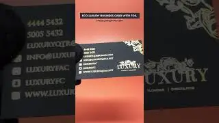 Business Cards With Foiling | Premium Business Card Printing Services #businesscards