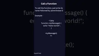 Functions in php | PHP Tutorial #shorts #php #loop #shortsfeed #new