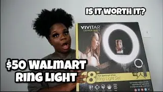 $50 Walmart Ring Light | REVIEW