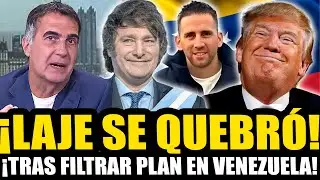 &iexcl;LAJE SE QUEBR&Oacute; DE EMOCI&Oacute;N TRAS FILTRAR EL PLAN DE MILEI Y TRUMP EN VENEZUELA!