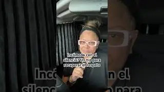 Inc&oacute;moda con el silencio? Usa este tip y ganas respeto y poder💕