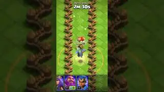Baby dragon level max VS All level air bomb clash of clans