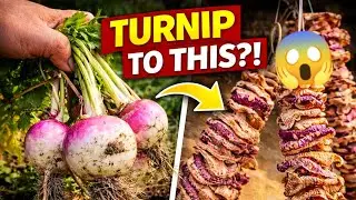 How to Dry Turnips for Winter | old traditional Village method 