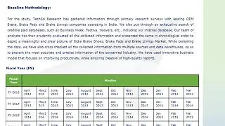 India Brake Pads, Shoes and Linings Market Forecast and Opportunities, 2023 | TechSci Research