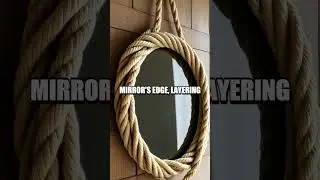 DIY Rope Mirror Frame: Nautical Home Decor
