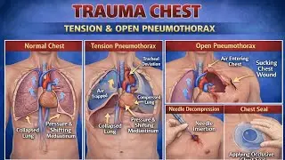 Trauma Chest Explained: Tension & Open Pneumothorax | Life-Saving Emergency Management
