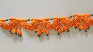 Macrame Toran Design #onestopcreativity  #macramedesign#macrameart#shotrs#youtubeshorts#creativity