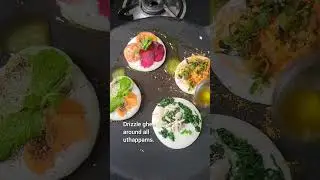 Colorful Mini Uthappam 🥞🌈🔖 #MiniUthappam #UthappamVariety #BreakfastIdeas #HealthyBreakfast#Kids