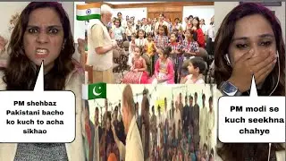 How PM Modi Motivate Kids 🇮🇳 Vs How PM Shehbaz Sharif Motive kids 🇵🇰 || Pakistani Reaction