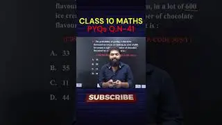 CLASS 10 MATHS PYQs | PROBABILITY #pyqseries #pyqcbse #mcqs #probability  #trending #boardexam2025