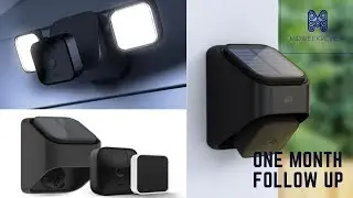 Blink Solar Panel Mount and Flood light One Month later- Blinkcameras