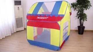 How to take down and fold Truedays Kids Play tent hut Playhouse